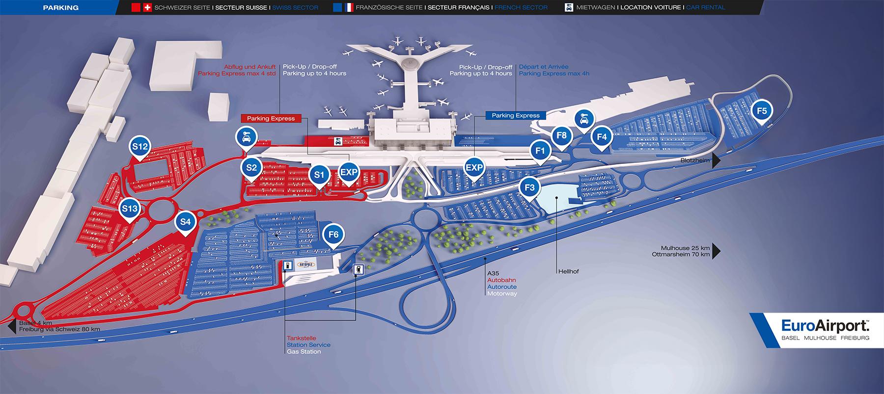 plan des parkings