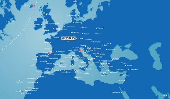 Vignette carte des destinations été 2025